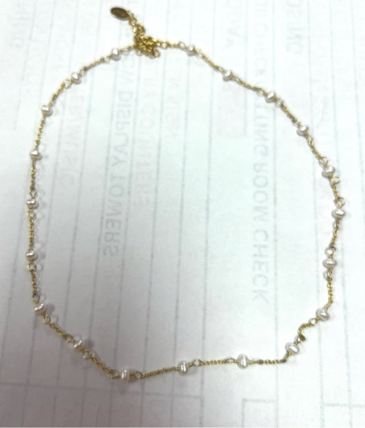 Gold Over Sterling Pearl Necklace JTV New