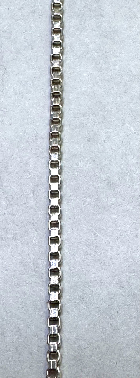 Sterling Silver Necklace 21"