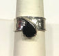 Sterling Silver Onyx Ring Size 9
