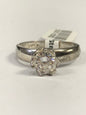 Sterling Silver CZ Ring Size 8.75