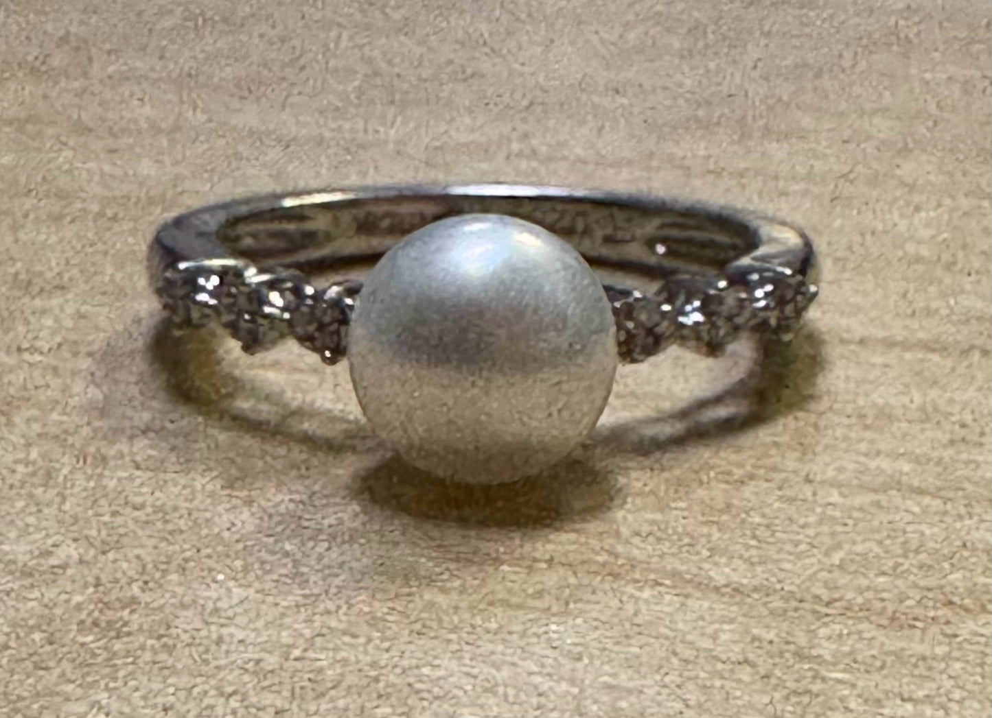 Honora Pearl Ring Sterling Size 7