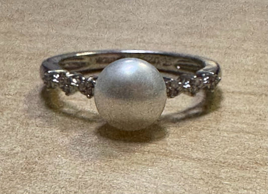 Honora Pearl Ring Sterling Size 7