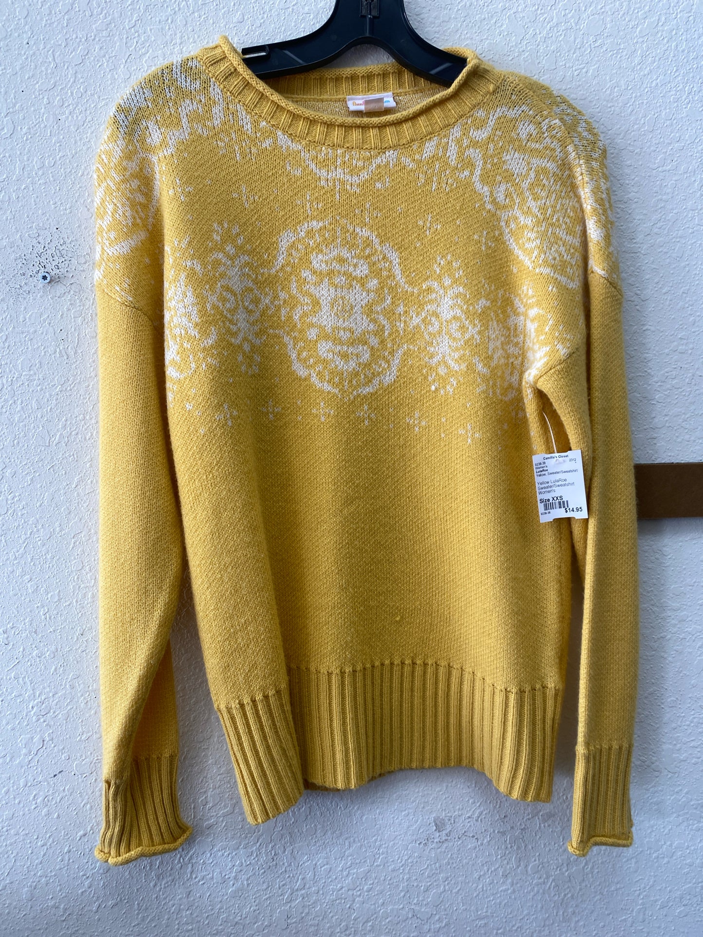 Yellow LulaRoe Sweater/Sweatshirt Women's