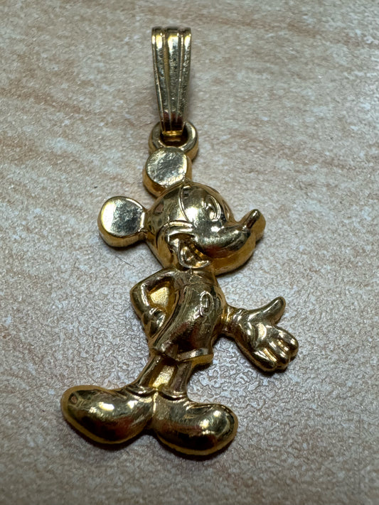 Van Dell Gold Filled Mickey Mouse Pendant