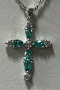 Sterling Silver Gemstone Necklace & Pendant New JTV