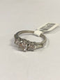 Sterling Silver CZ Ring Size 8