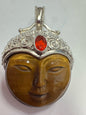 Sajen Sterling Silver Tigers Eye Pendant