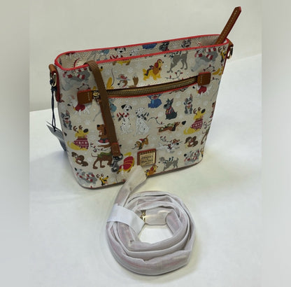 NEW Designer Parks Dooney & Bourke Crossbody Bag Santa Tails Paws Christmas Hand