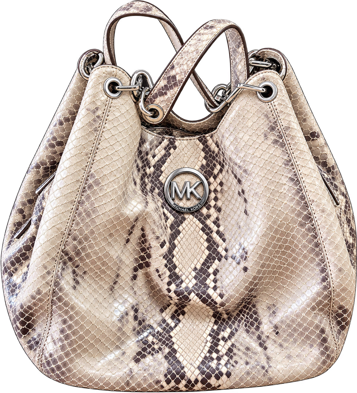 Designer Michael Kors Snakeskin Handbag