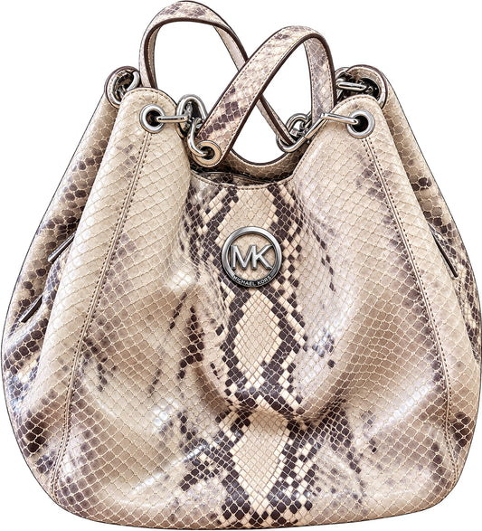 Designer Michael Kors Snakeskin Handbag