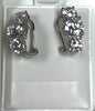 Sterling Silver CZ Earrings New JTV