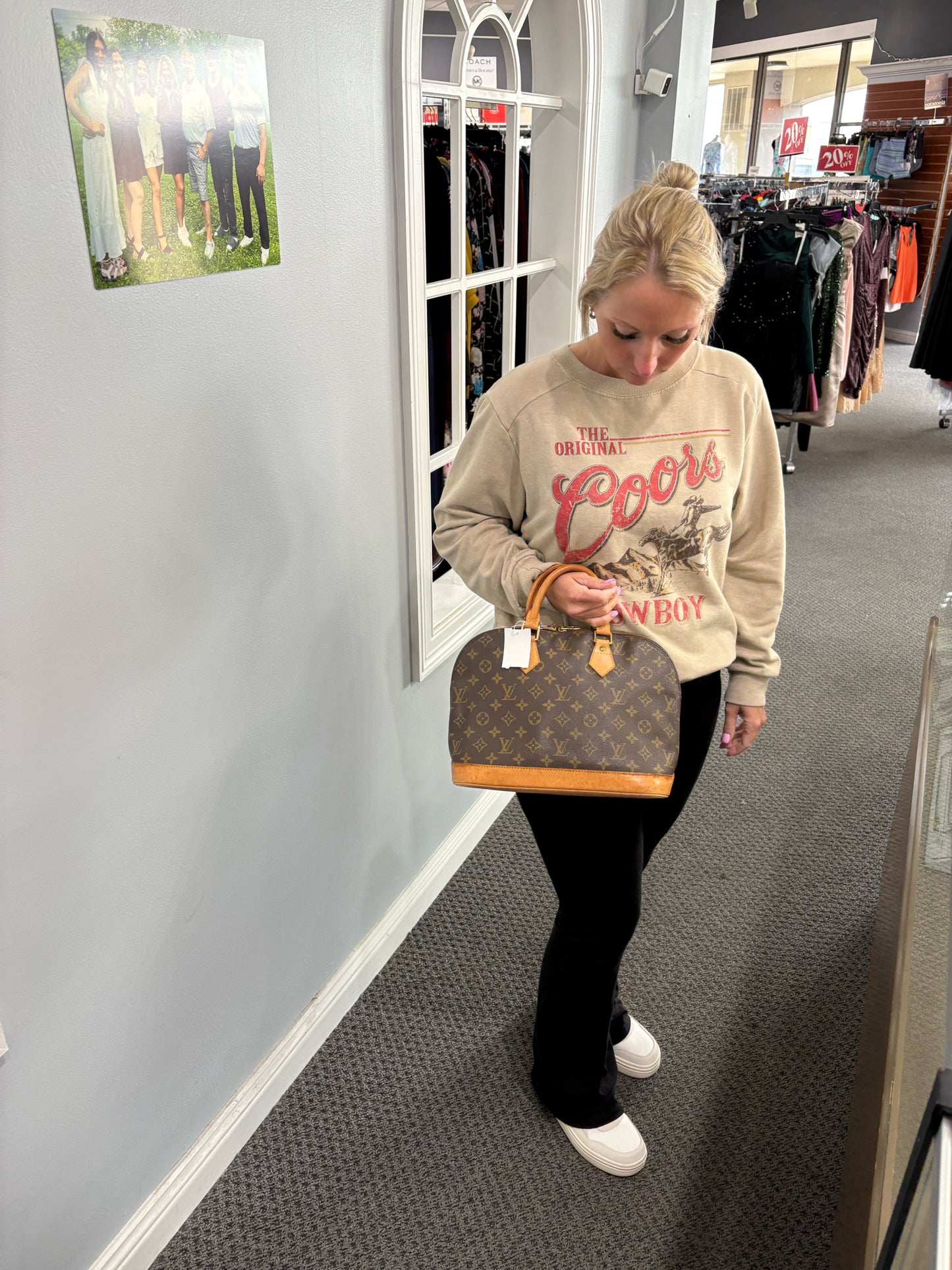 Designer ALMA Louis Vuitton Monogram Handbag