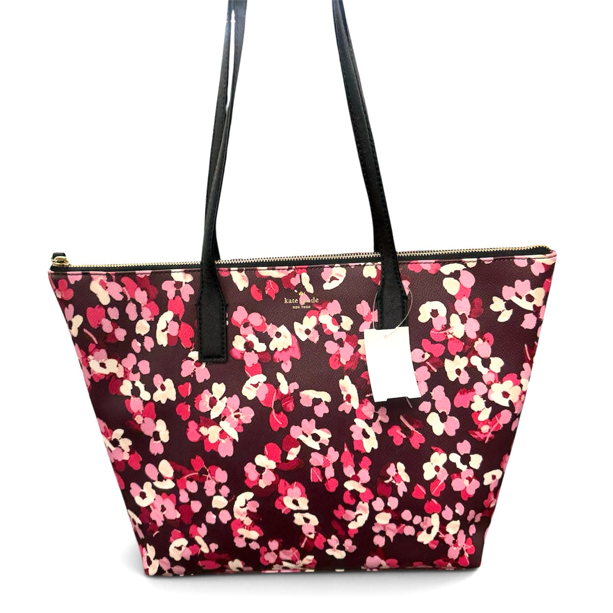 Designer Kate Spade Burgundy Floral Handbag