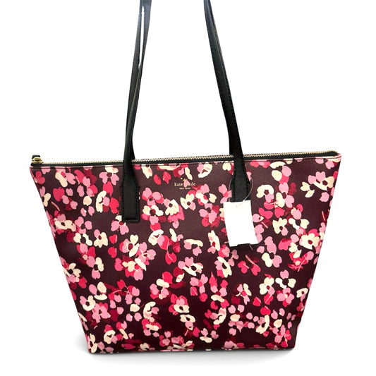 Designer Kate Spade Burgundy Floral Handbag
