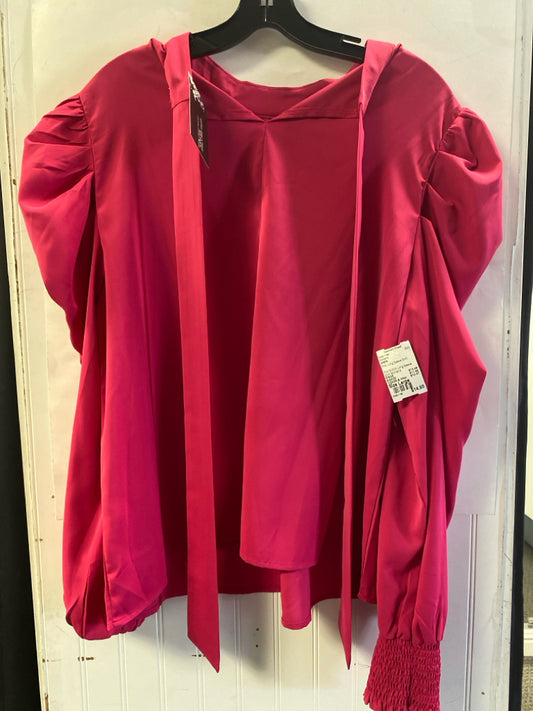 Pink SHEIN Long Sleeve Shirt Women's