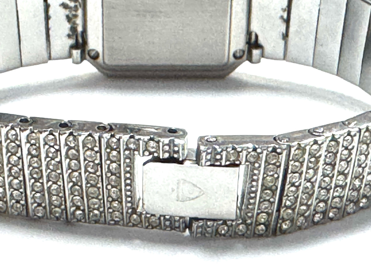 Croton Iced Out Watch Rhinestone Crystal Unisex Watch New Battery