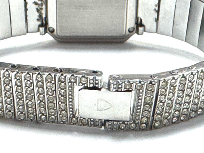 Croton Iced Out Watch Rhinestone Crystal Unisex Watch New Battery