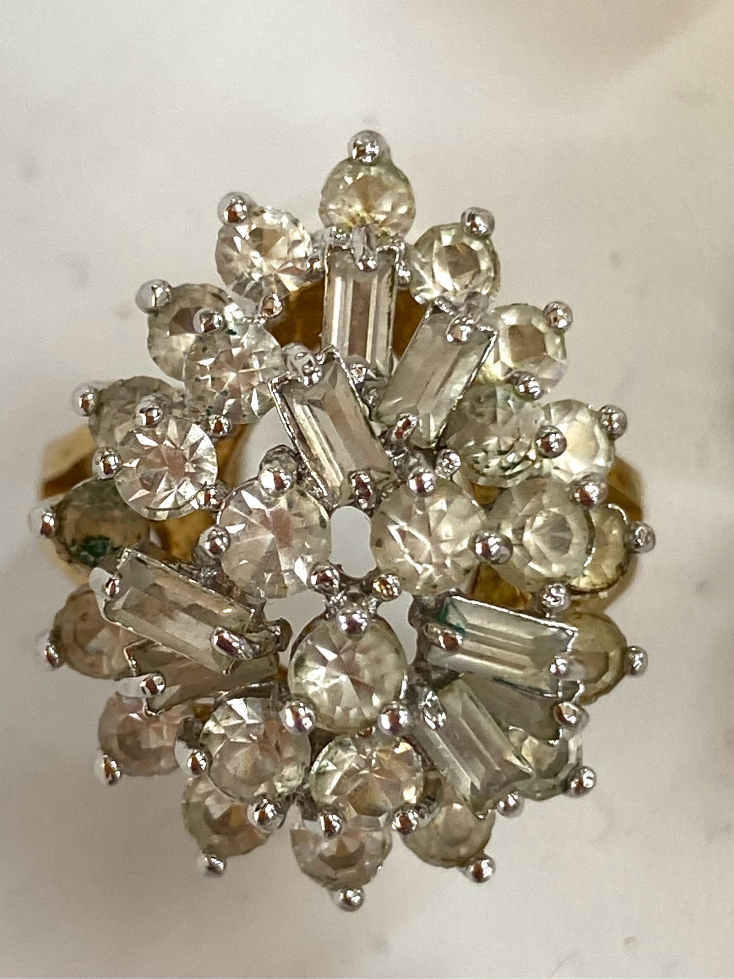 Gold Electroplate Ring Size 9