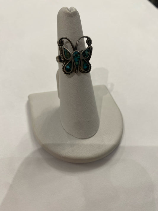 Sterling Silver Southwestern Ring Size 5.25