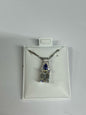 Sterling Strontium Titanate Pendant & Chain JTV