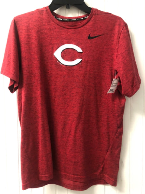 Red Nike ACTIVE Short Sleeve Shirt Women's