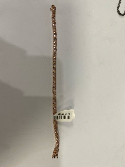 Rose Gold Over Sterling Silver 7.5' Bracelet