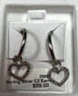 Sterling Silver CZ Earrings New JTV
