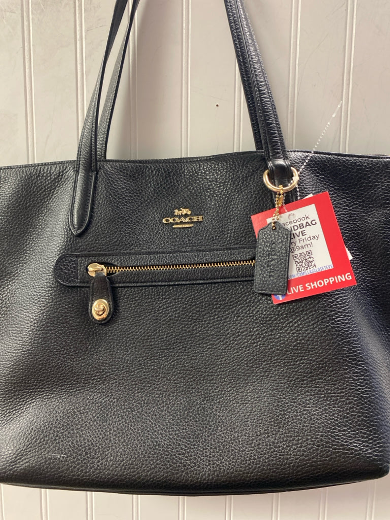 Designer Black Coach Handbag