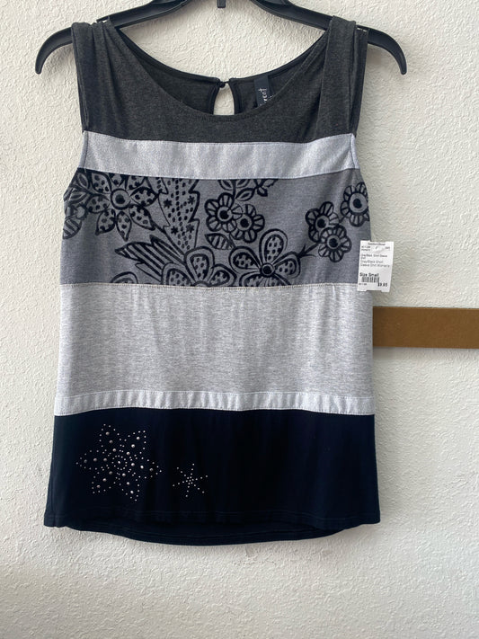 Gray/Black Short Sleeve Shirt Women's