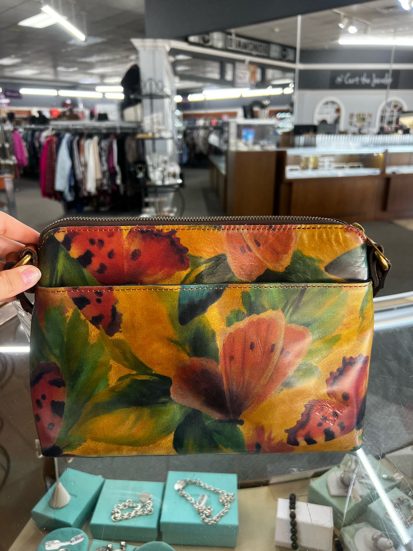 Designer Patricia Nash Multi Color Handbag