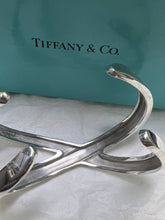 Load image into Gallery viewer, Tiffany &amp; Co. Paloma Picasso Sterling Silver Graffiti X Cuff Bracelet w/ Box