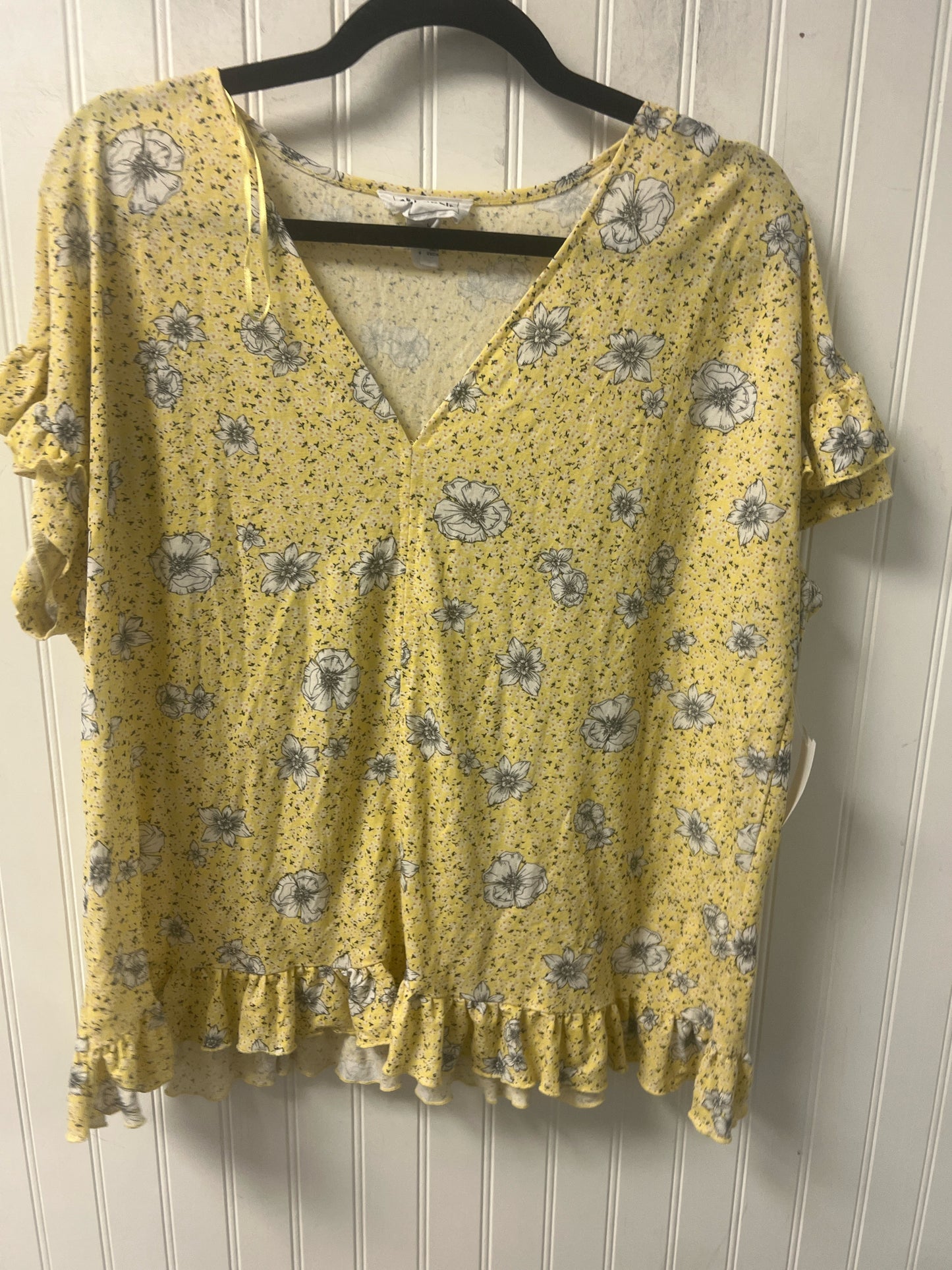 Yellow For the Republic Short Sleeve Shirt Women's