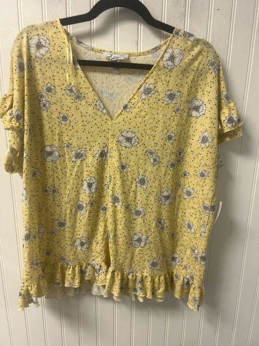 Yellow For the Republic Short Sleeve Shirt Women's