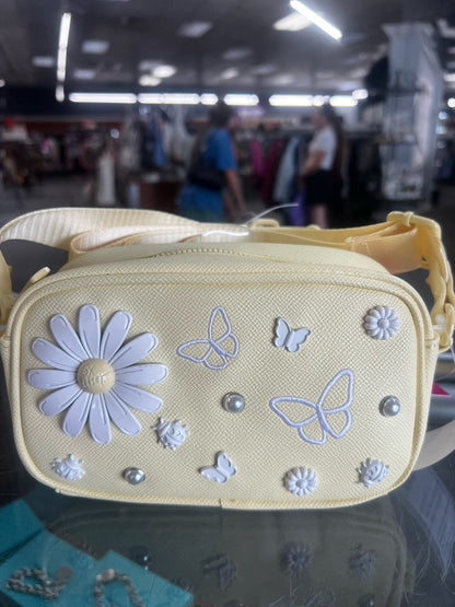 Fashion NEW Betsey Johnson Yellow/White Handbag
