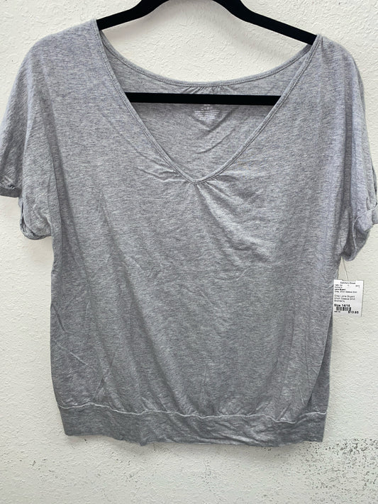 Gray Lane Bryant Short Sleeve Shirt Women's