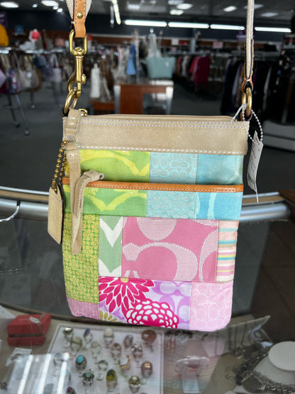 Designer Coach Multi Color Crossbody