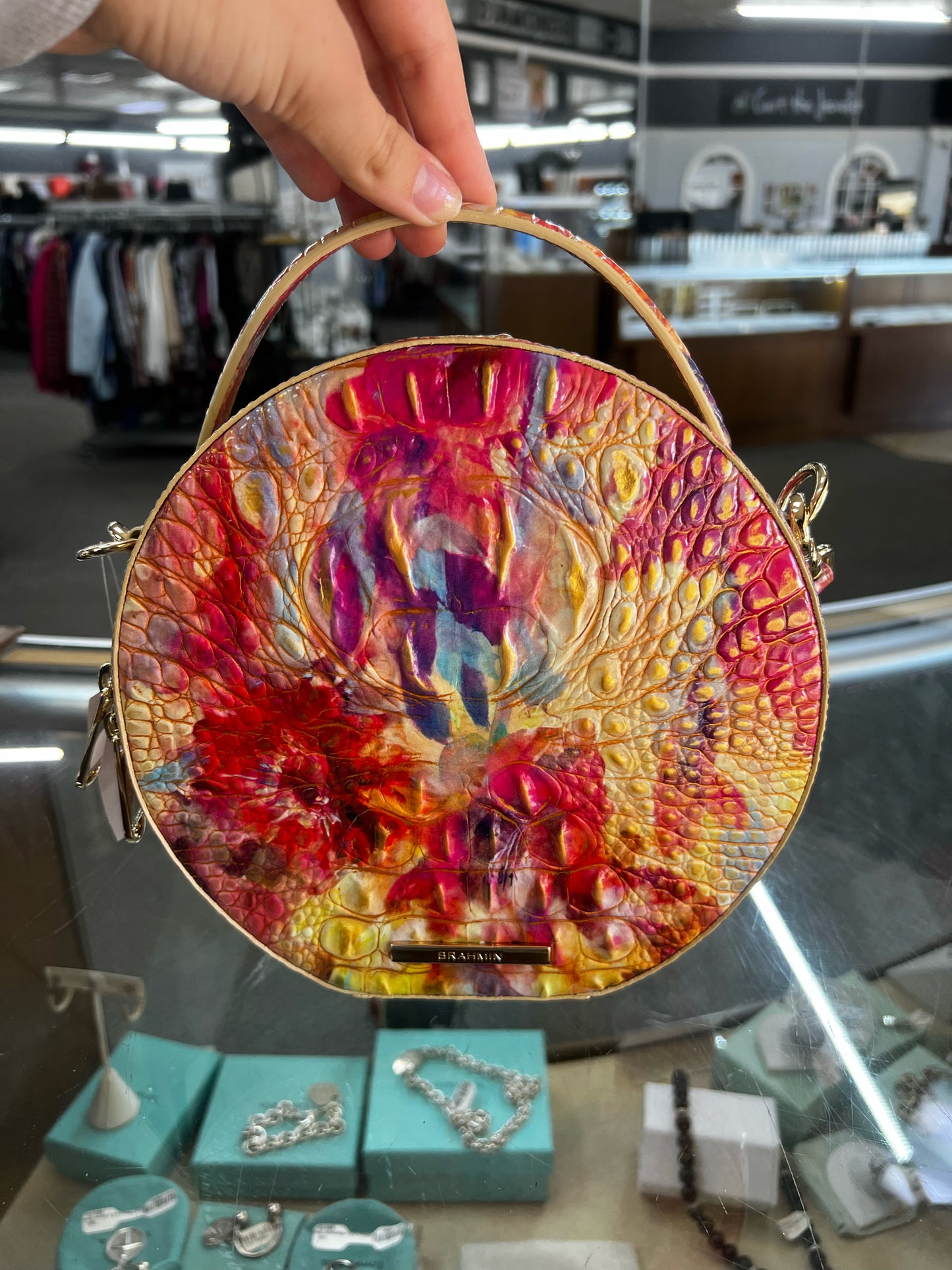 Designer Brahmin Multi Color Handbag