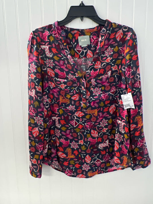 Multi-Color Maeve BOUTIQUE Long Sleeve Shirt Women's