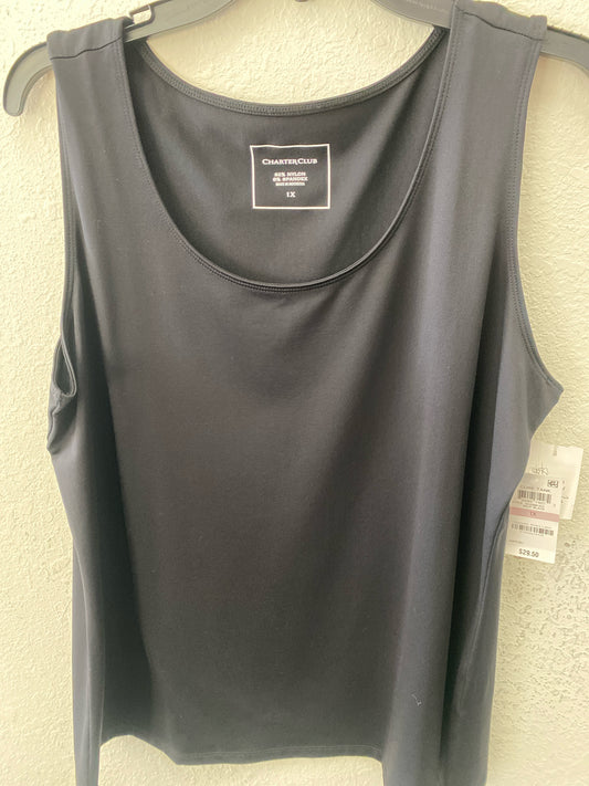 Black Charter Club NEW Tank Women's