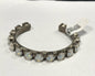 Sorrelli Riveting Romance Cuff in Antique Silver Tone Opalescent Crystal