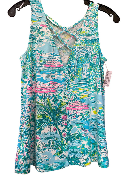 Blue and Green Lilly Pulitzer BOUTIQUE Tank Women's