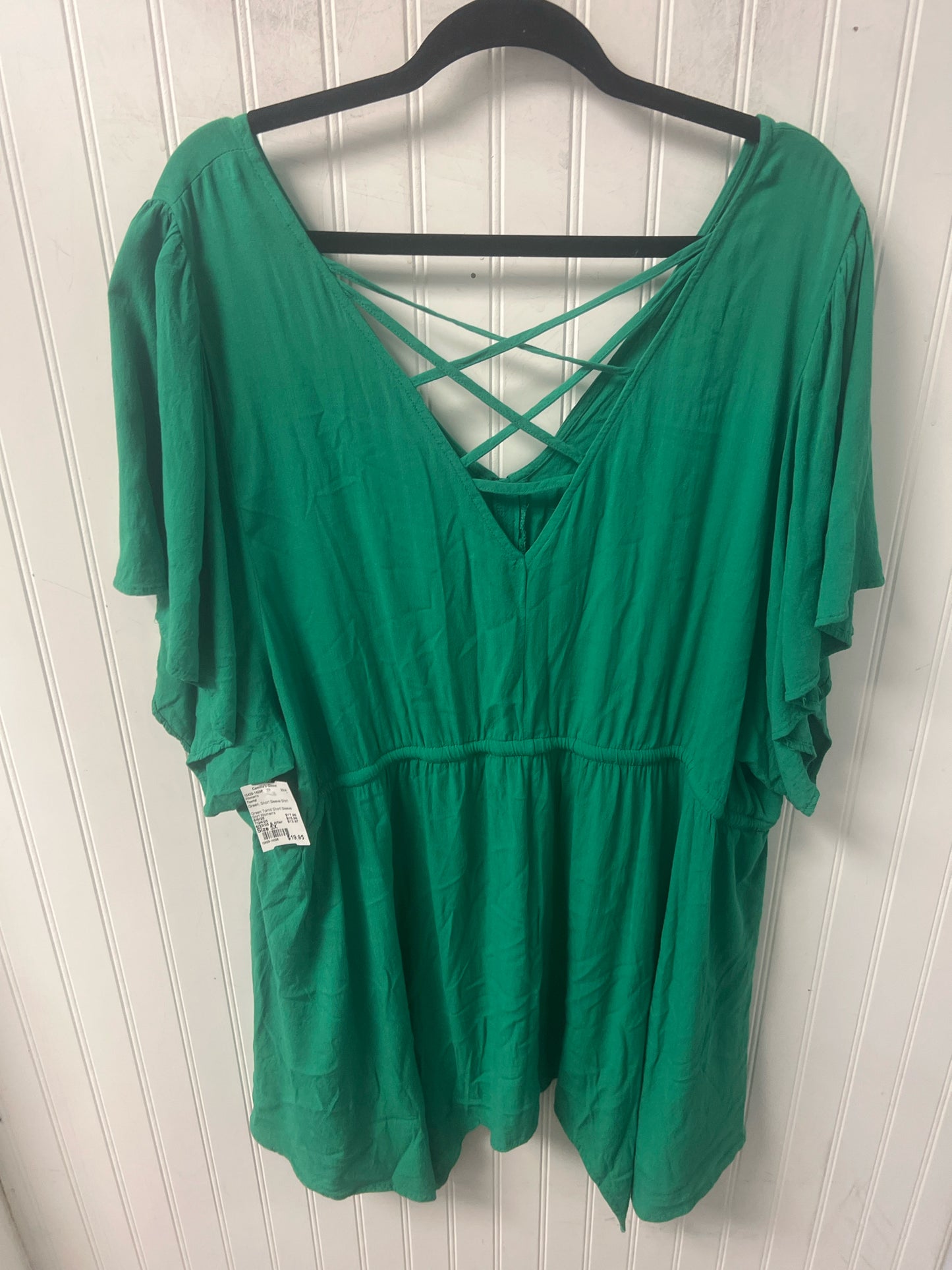 Green Torrid Short Sleeve Shirt Women's