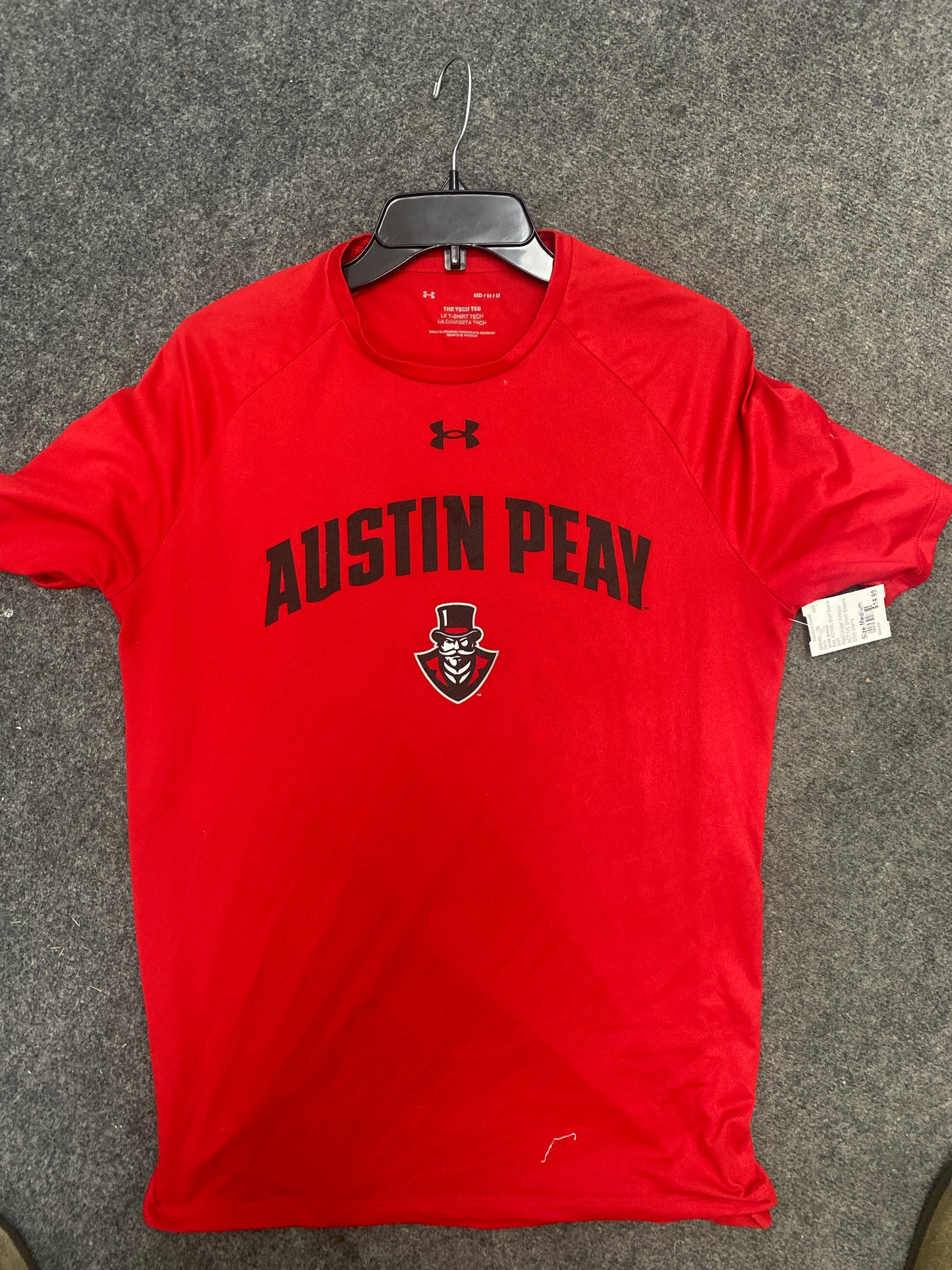 Red Under Armour ACTIVE Short Sleeve Shirt Men's