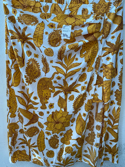 Gold Print Cider Skirt NEW Women's