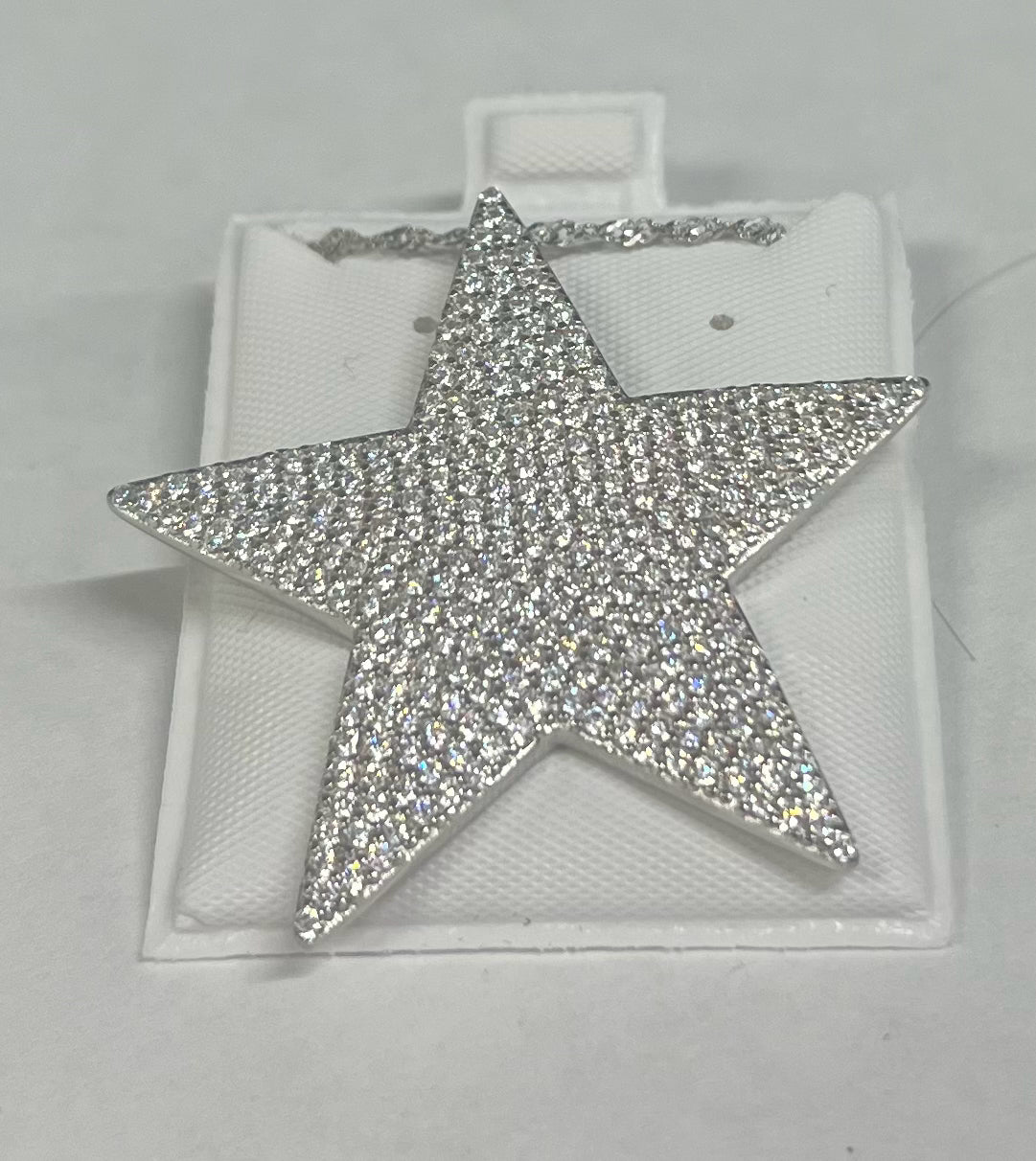 Sterling Silver CZ Pendant & Necklace JTV New