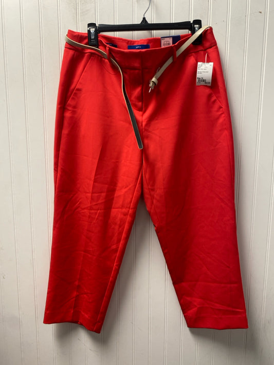 Red Apt 9 Pants NEW Women's