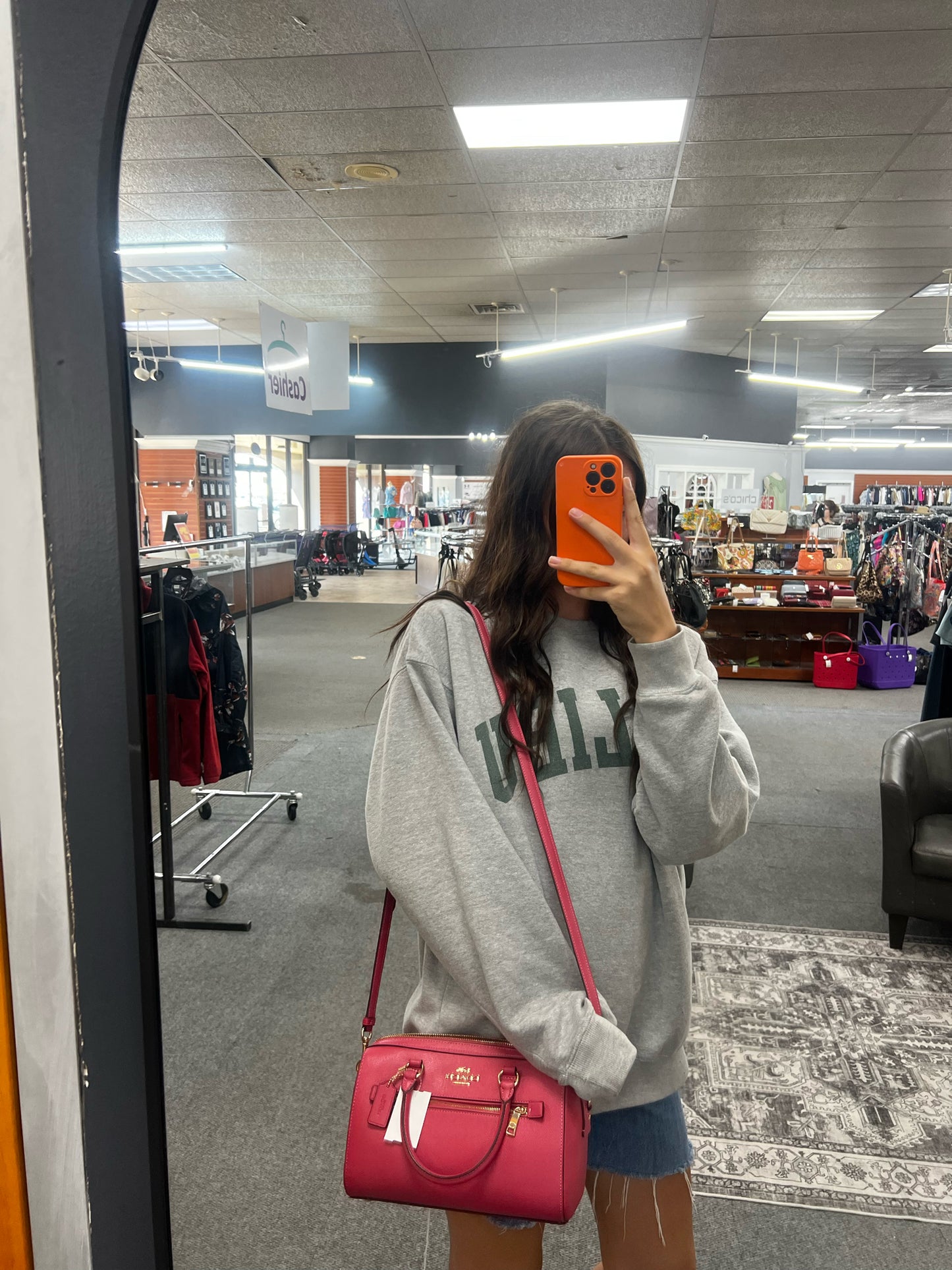 Designer Coach Bold Pink Crossbody