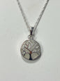 Sterling Silver Mother of PearlPendant  Necklace JTV New