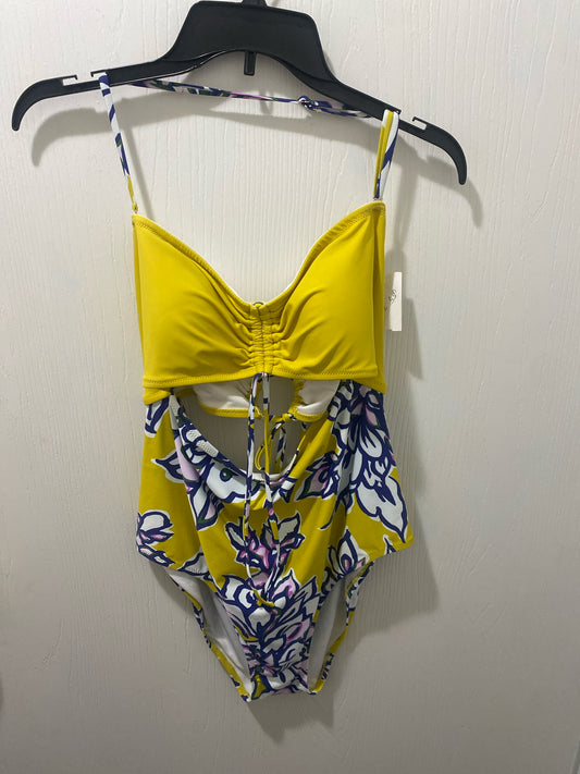 Yellow/Blue/White Anthropologie BOUTIQUE NEW Swimsuit Women's