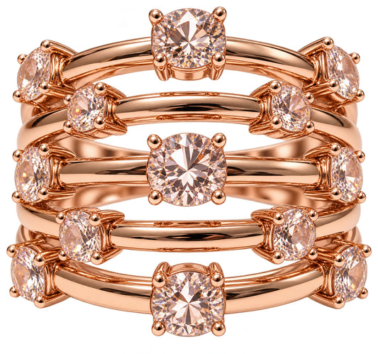 Rose Over Sterling Ring JTV
